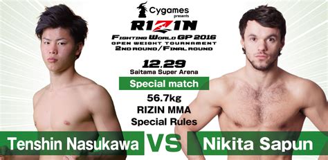 Rizin Fighting World Grand Prix Nd Round Result Rizin Fighting