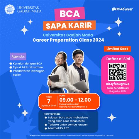 Bca Sapa Karir Universitas Gadjah Mada Career Preparation Class