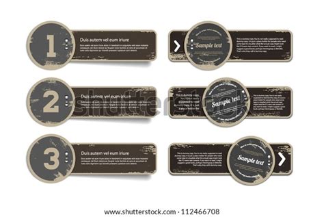 Set Vector Vintage Military Style Badges Stock Vector (Royalty Free) 112466708 | Shutterstock