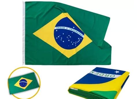 4 Bandeiras Do Brasil Grande Copa Do Mundo 1 5x 90 Poliéster Frete grátis