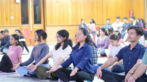 Yoga And Meditation Workshop By Department Of Counselling And Student