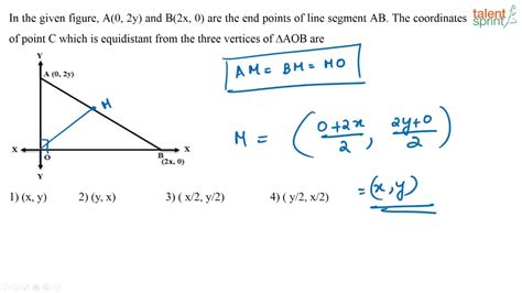 Coordinate Geometry Advanced Example 9 To 11 Quantitative Aptitude Talentsprint Aptitude