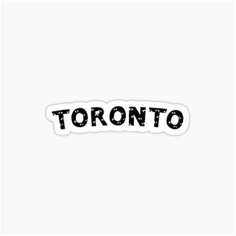 Drake Toronto Sticker By Samanthaprice Redbubble