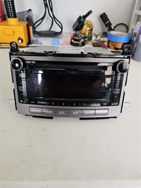 Oem Toyota Venza Radio Receiver Mp Disc Cd Player