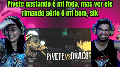 React Vou Chuta Sua Cara Pivete Vs Draco Semi Final Batalha Do