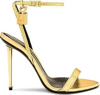 Tom Ford Mirror Naked Padlock 105 Sandal In Metallic Gold ShopStyle