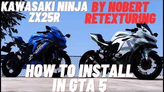 Kawasaki Ninja ZX25R KRT Edition 2023 Add On Tuning Liveries