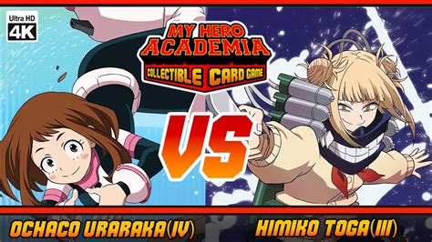 Ochaco Uraraka Vs Himiko Toga Jet Burn Clash Decks My Hero Academia