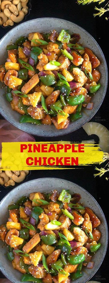 Pineapple Chicken Video Nish Kitchen Pineapple Chicken Chicken