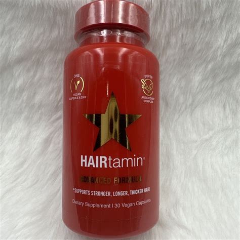 Hairtamin Advanced Formula Hair Growth Supplement 30 Capsules Exp