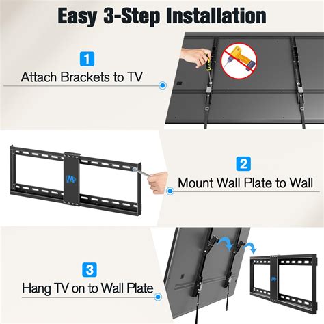 Mounting Dream UL Listed TV Mount For Most 37 75 Inch TV Universal