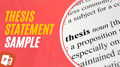 Different Types Of Thesis Statements With Examples