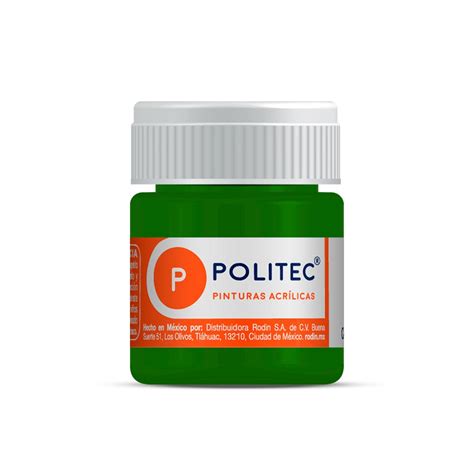 El Nuevo Fénix Politec 325 verde nilo 30 ml pintura acrilica