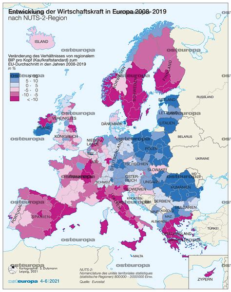 Zeitschrift Osteuropa Entwicklung Der Wirtschaftskraft In Europa