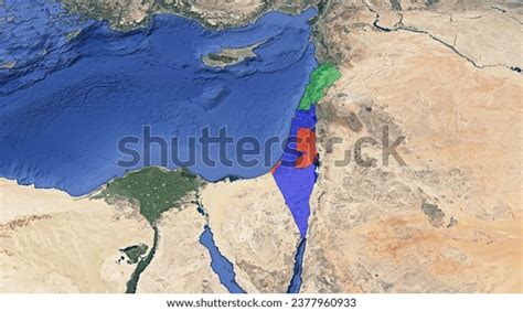 Middle East Oct 21 2023 3d Stock Illustration 2377960933 | Shutterstock