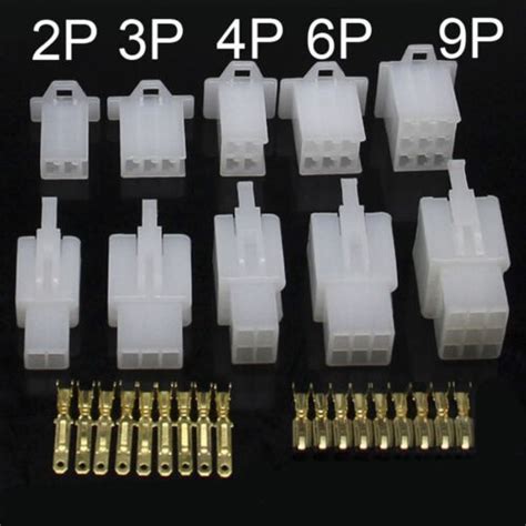 2 8mm 2 3 4 6 9 Way Pin Connector Plug And Socket Kits Male Female Terminal Shopee Philippines