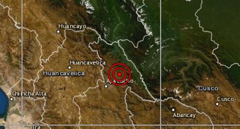 Ayacucho Sismo De Magnitud 40 Se Reportó En La Mar Señala Igp Nndc Peru El Comercio PerÚ