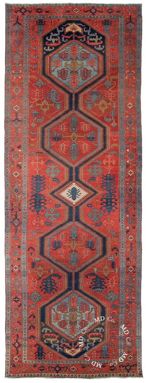 6×17 Persian Heriz Rug Runner – Collector Rugs from Dilmaghani