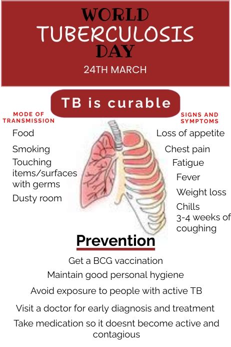 World Tuberculosis Day Template Postermywall