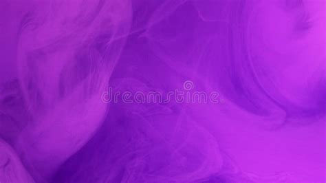 Color Mist Flow Ink Water Splash Purple Vapor Wave Stock Footage