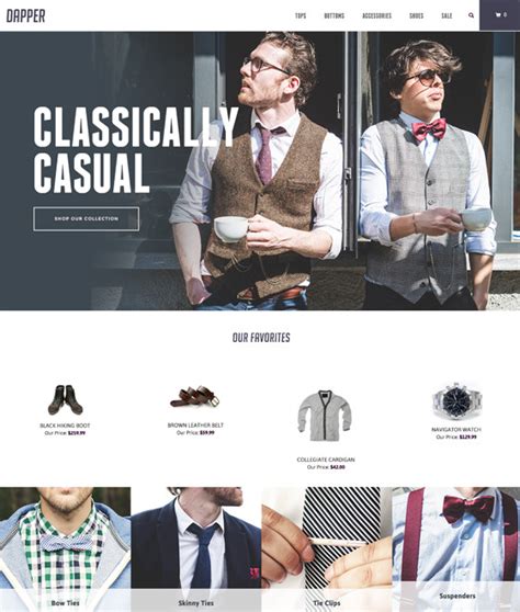 Dapper Ecommerce Templates By Volusion Seo Friendly Free Template