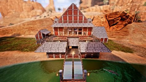 Conan Exiles Restaurant Build Guide Khitan Yamatai And Turanian W Mods Youtube