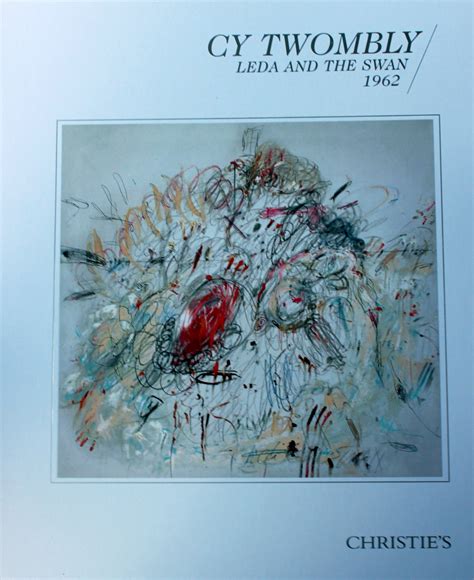 SO-JE CY TWOMBLY , LEDA AND THE SWAN 1962 SINGLE LOT AUCTION CATALOG ...