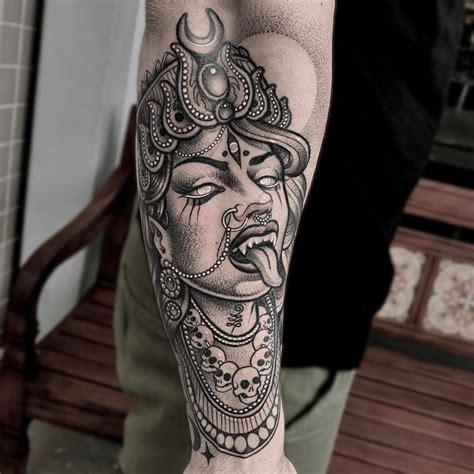 Hindu God Kali Tattoo