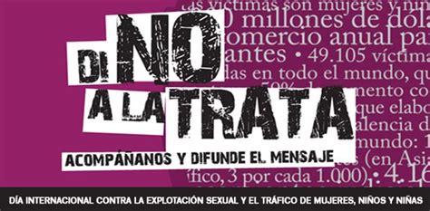 Di No A La Explotación Sexual Y El Tráfico De Mujeres Niñas Y Niños Aula Intercultural