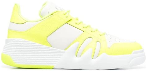 Giuseppe Zanotti Two Tone Leather Sneakers ShopStyle