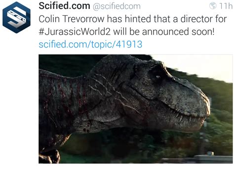 Colin Trevorrrow Anuncia En Twitter Que El Director De Jurassic World 2