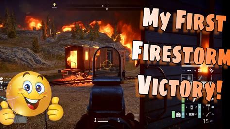 My First Victory Royale In Firestorm Battlefield V Battle Royale Youtube