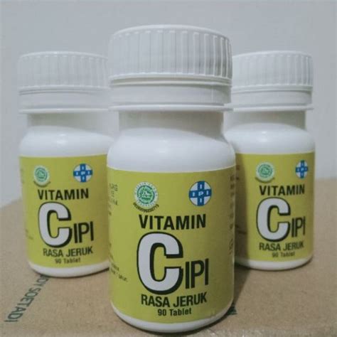 Jual Vit C Ipi Gr Isi Tablet Kemasan Baru Shopee Indonesia