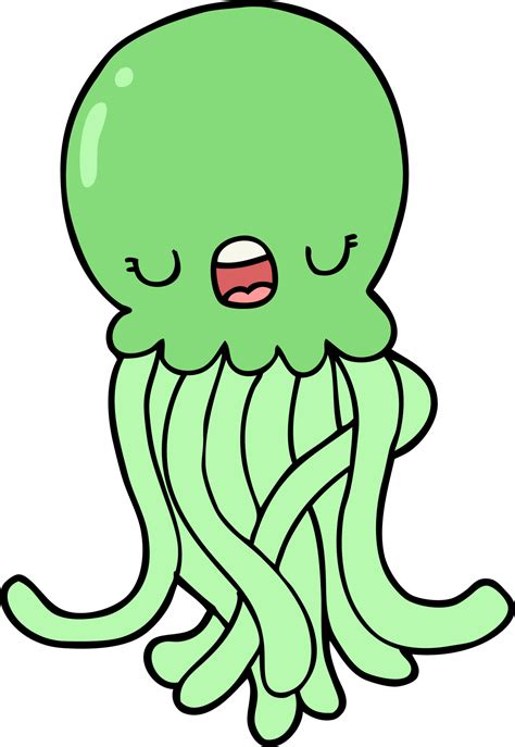 cartoon jellyfish drawing 47099849 PNG