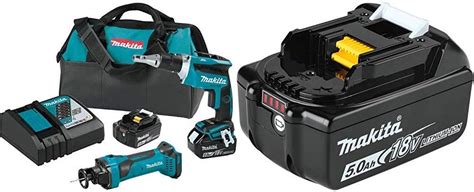 Makita Xt255t 18v Lxt Lithium Ion Cordless 2 Pc Combo Kit 5 0ah With Bl1850b 18v Lxt Lithium