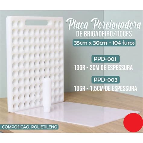 Placa Porcionadora Dosadora De Brigadeiro Beijinho Doces Shopee Brasil