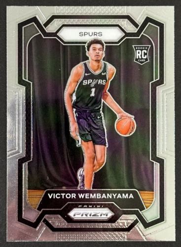 Panini Prizm Victor Wembanyama Base Rookie Card Rc Spurs