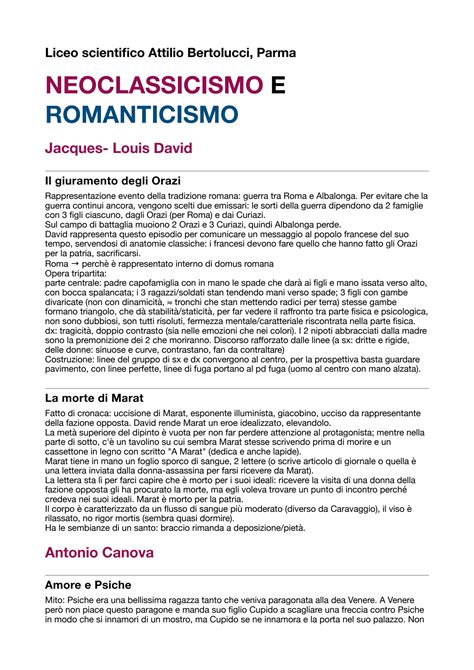 SOLUTION Arte Neoclassicismo E Romanticismo Studypool