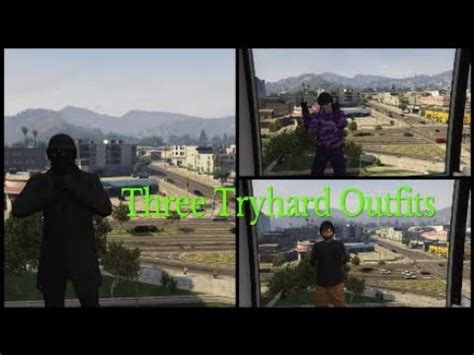 Three Amazing Tryhard Outfits Orange And Purple Jogger Outfits GTA 5