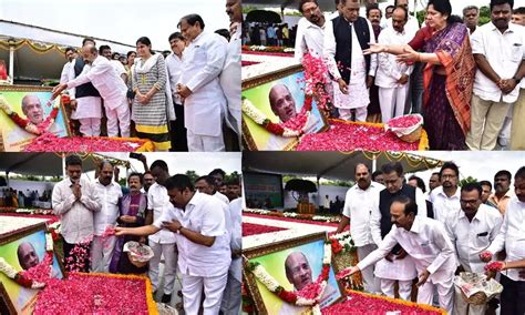 Hyderabad Leaders Pay Tributes To Pv Narasimha Rao On Birth Anniversary