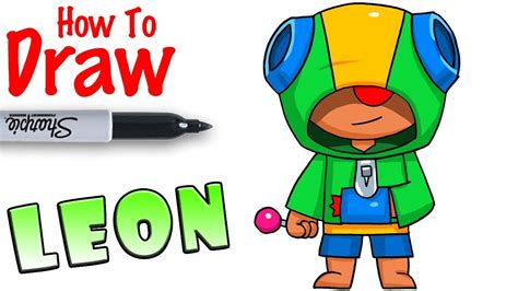 How To Draw Leon Brawl Stars Como Dibujar A Leon Brawl Stars Drawings ...