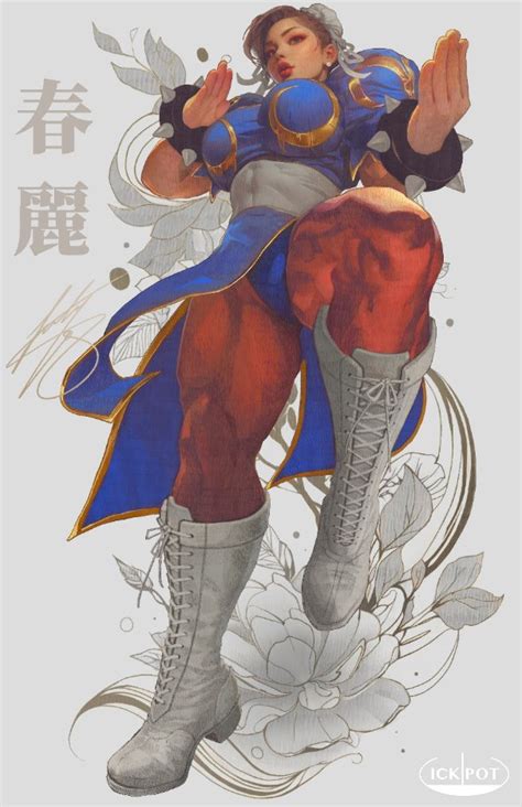 Chun Li Street Fighter Drawn By Ickpot Danbooru