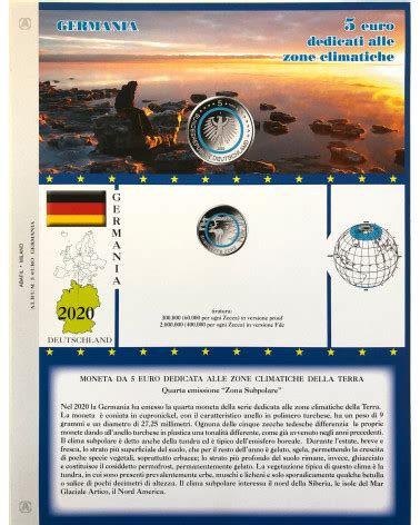 Foglio Germania Euro Commemorativi Singolo