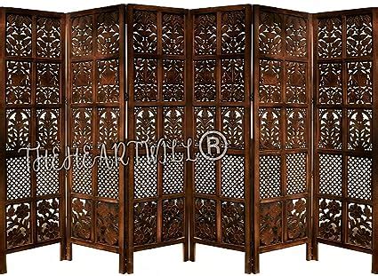 THEHEARTWILL Wooden Partition For Pooja Room Separators For Living