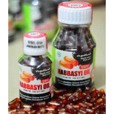 Habbasyi Oil Habbatus Sauda Kapsul 100 210 Kapsul Shopee Malaysia