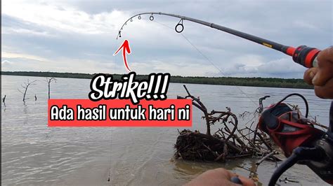 Memancing Di Pantai Kelanang Strike Tu Yang Penting YouTube