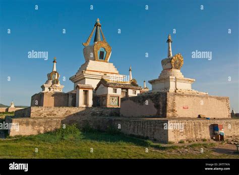 Stupa, temple in the inner complex of the Erdene Zuu Khiid monastery ...