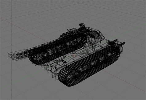 Vectorizer Blender 3d Battle Tank