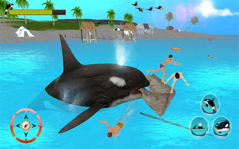 キラーブルーオルカクジラ攻撃sim 3d：クジラゲーム Jp Appstore For Android