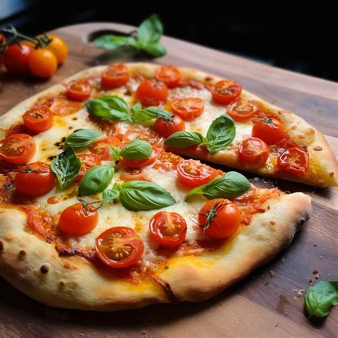 Free Tomato Basil Pizza Image Download At Stockcake